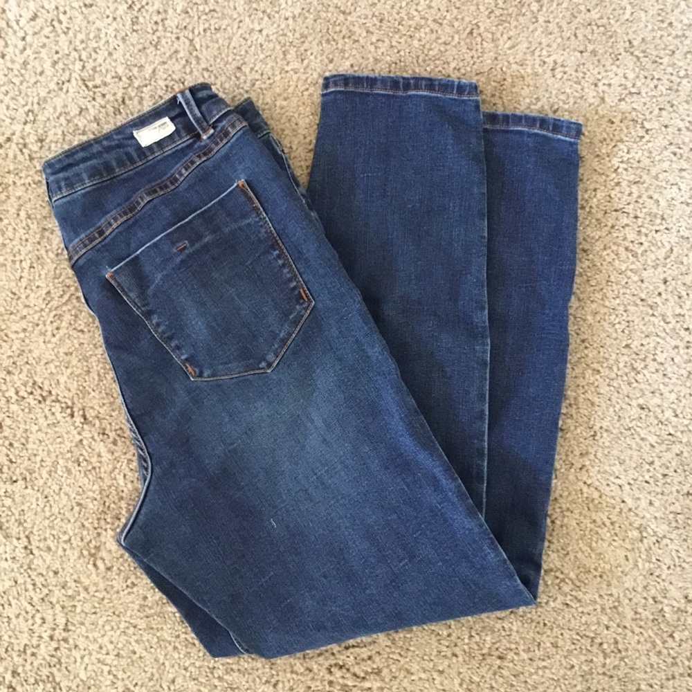 Joan Vass Jeans | Joan Vass High Rise Skinny Jeans - Size 14/33